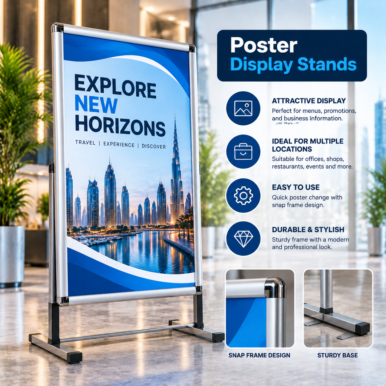 Poster Display Stand