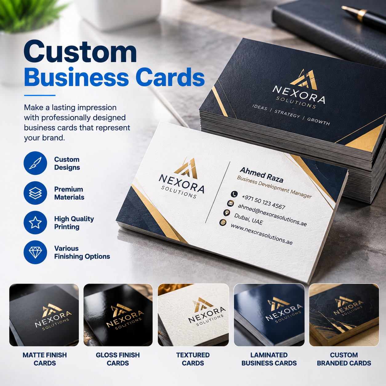 Custom Business Cards