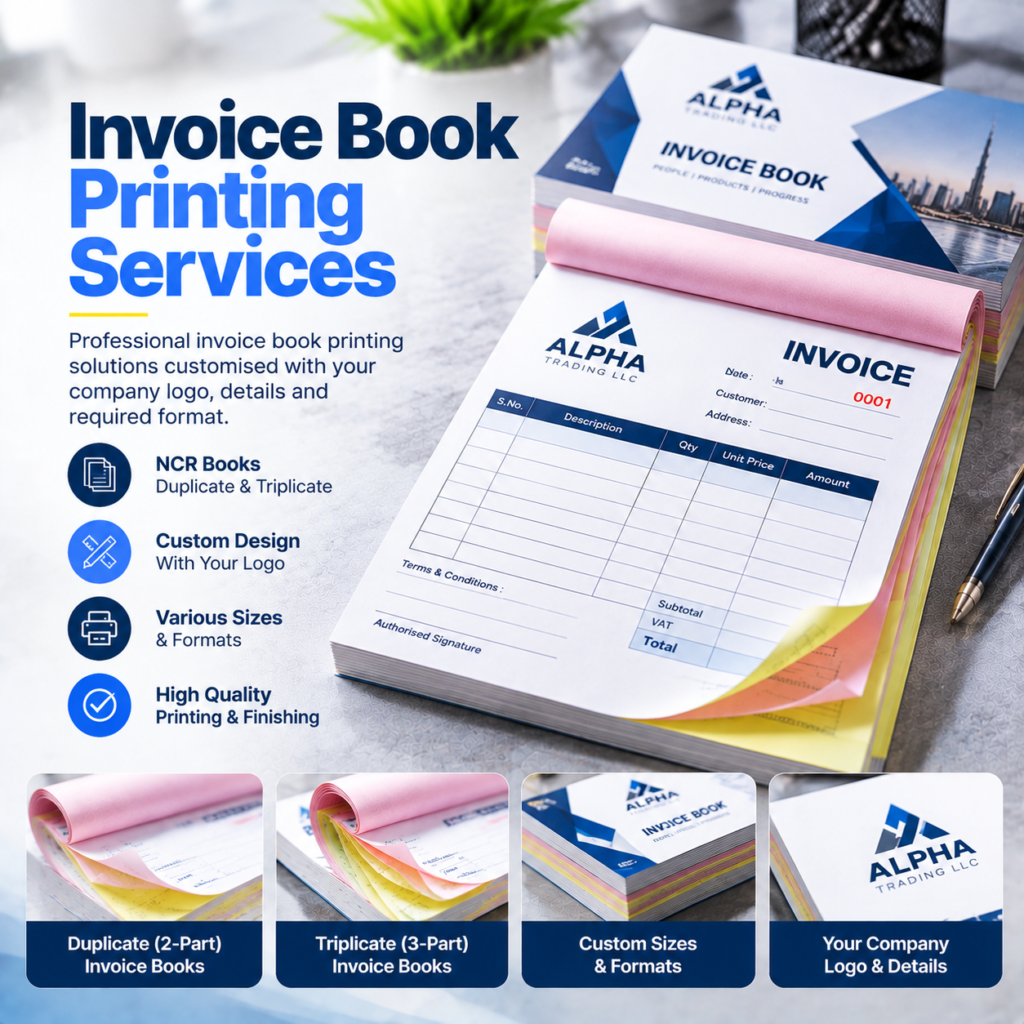 Business Cards & Invoice Book Printing
